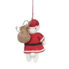 Handmade Felt Bear Christmas Decoration