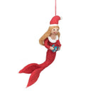 Handmade Felt Christmas Mermaid Hanging Decoration