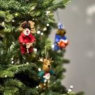 Handmade Felt Dasher the Christmas Reindeer Hanging Decoration