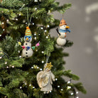Handmade Felt Snowman Hanging Decoration