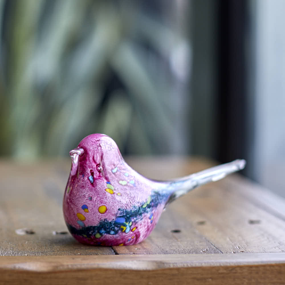 Handmade Glass Bird - Angela Reed - 
