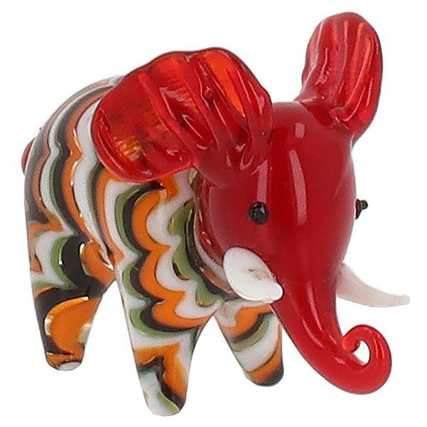 Handmade Glass Elephant - Angela Reed - 