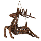 Hanging Rattan Dasher Reindeer