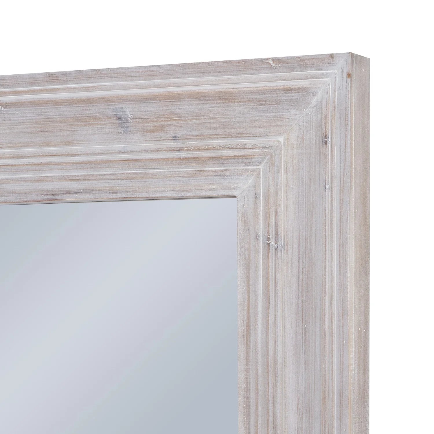 Harewood White Washed Large Mirror - Angela Reed - 