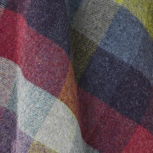 Harlequin Moorland Pure New Wool Throw - Angela Reed - 