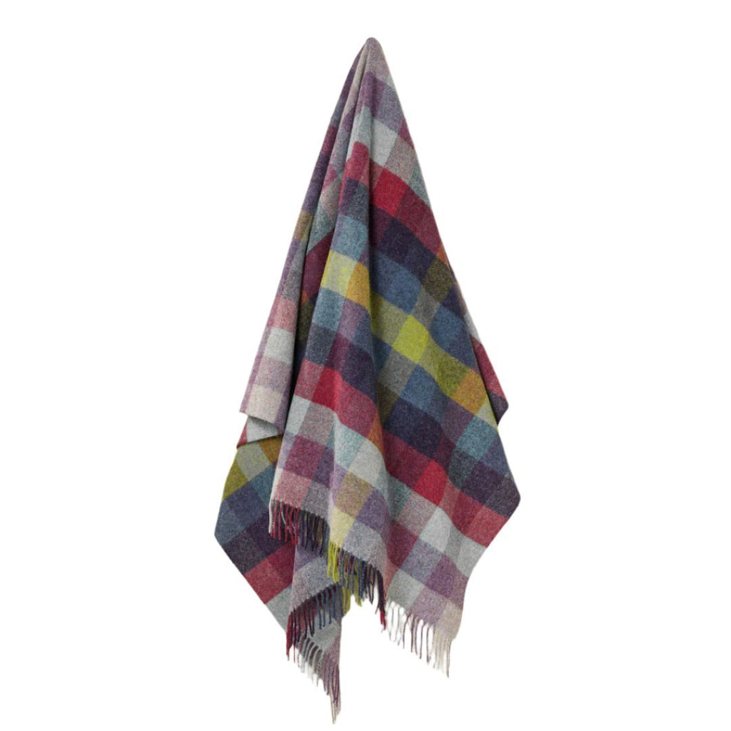 Harlequin Moorland Pure New Wool Throw - Angela Reed - 