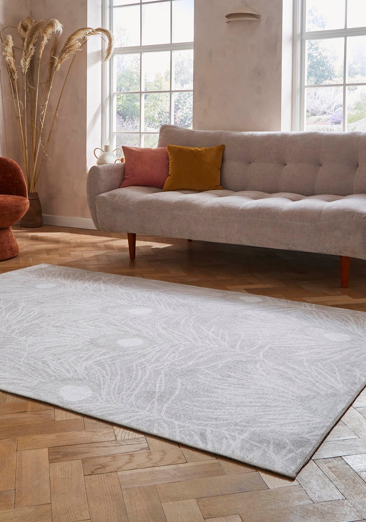 Harlequin Orlena Washable Rug, Putty 76 x 150cm,120 x 170cm,152 x 230cm,185 x 290cm,61 x 230cm