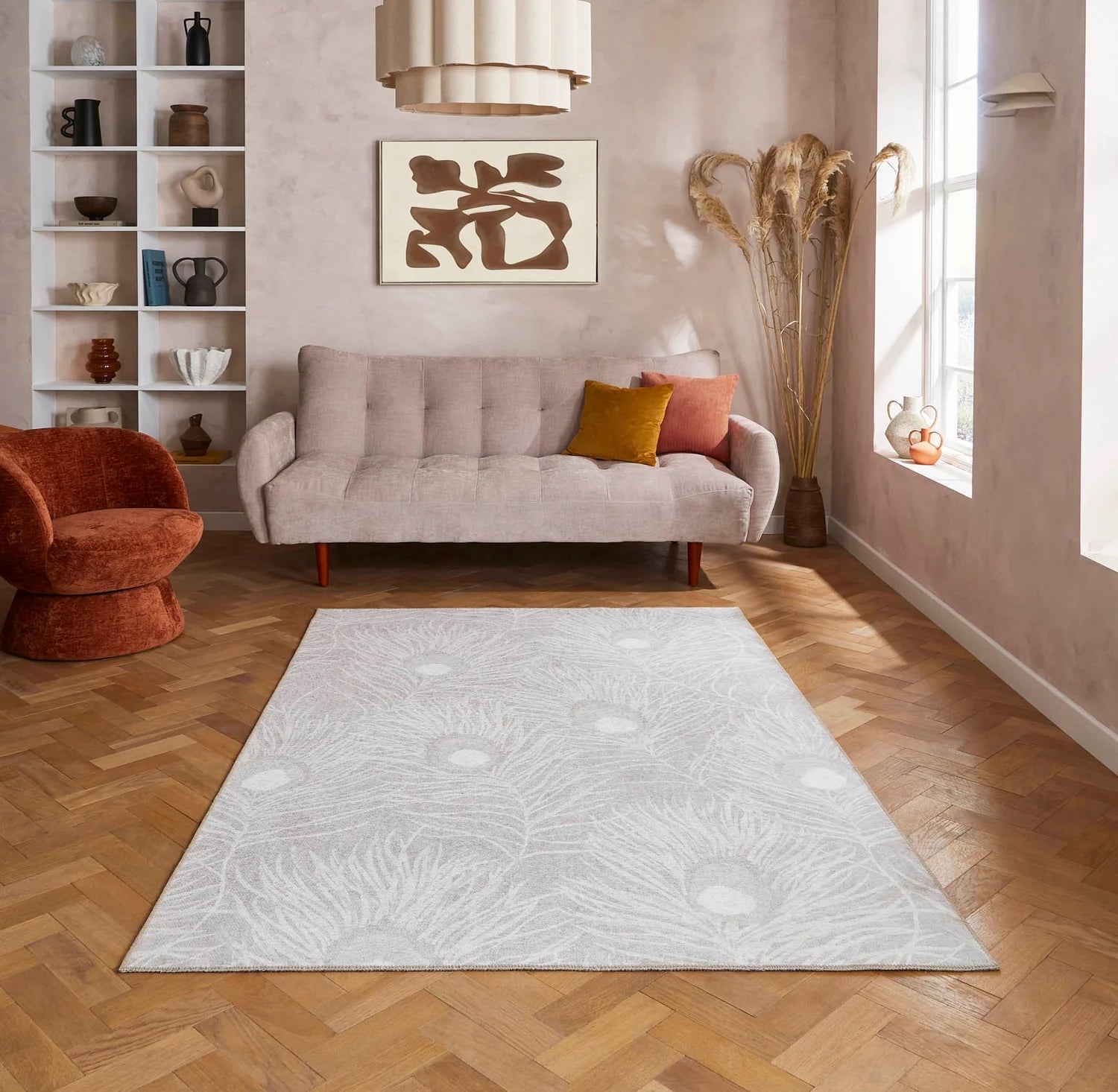 Harlequin Orlena Washable Rug, Putty 76 x 150cm,120 x 170cm,152 x 230cm,185 x 290cm,61 x 230cm