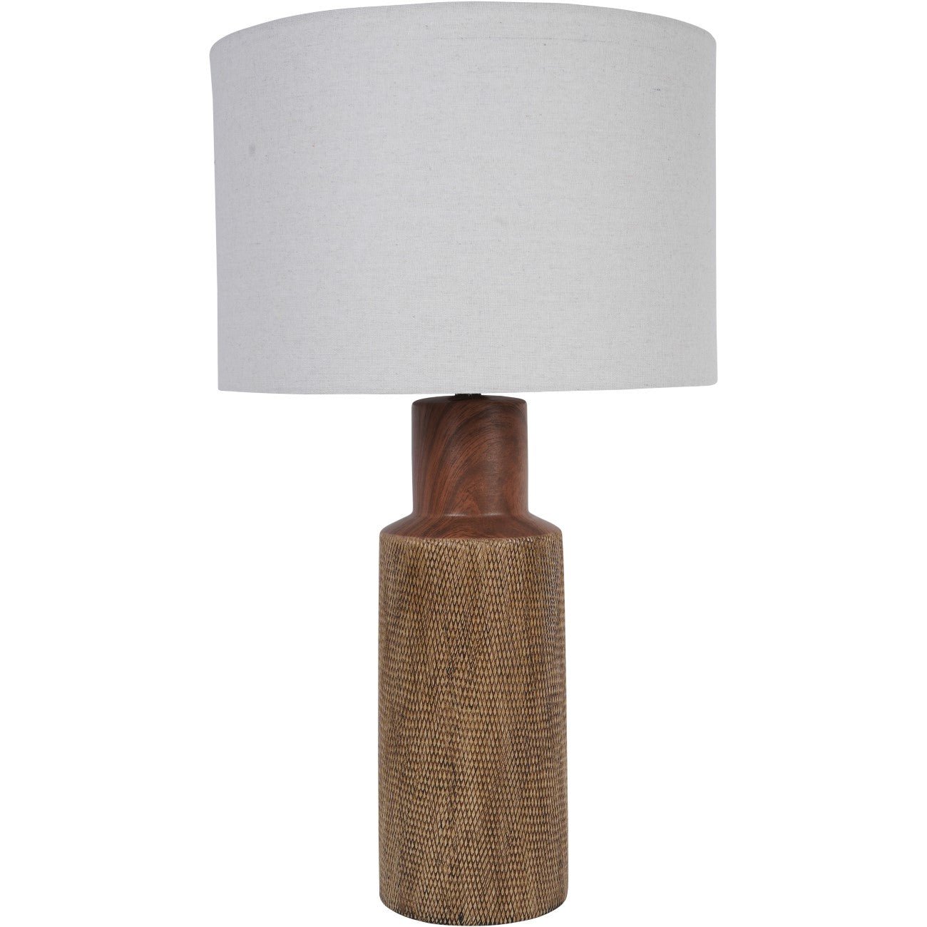 Hastings Textured Ceramic Table Lamp with Shade