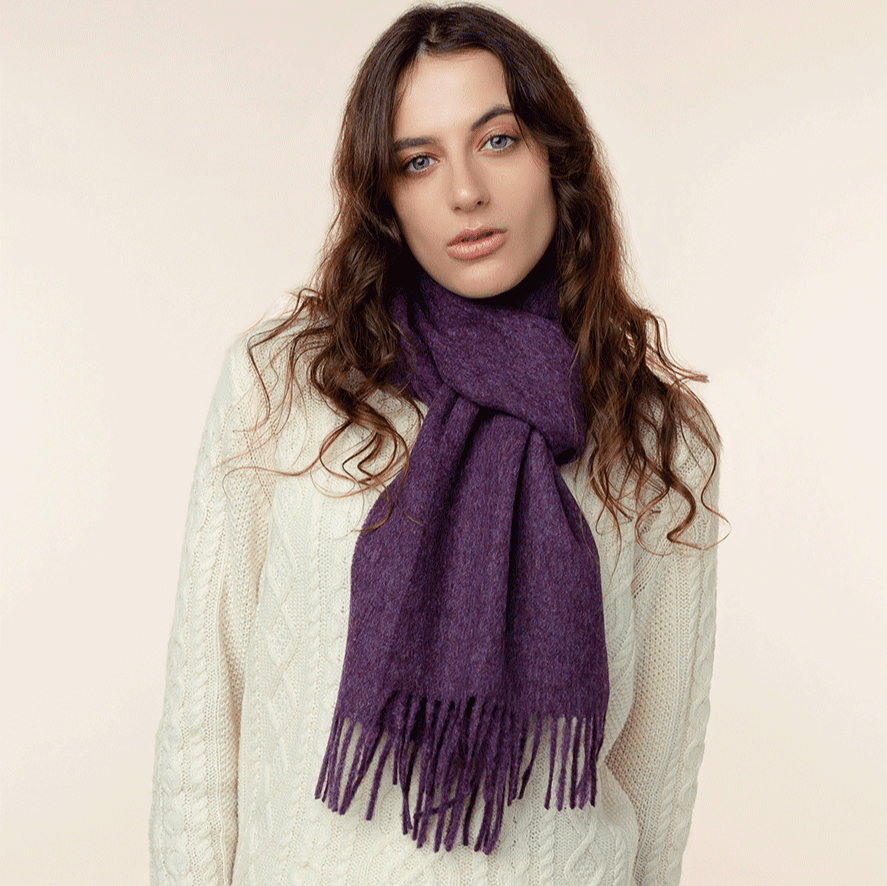 Heather Merino Wool Scarf