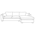 Henley Corner Sofa Chaise Corner Sofa / Lenora Malt