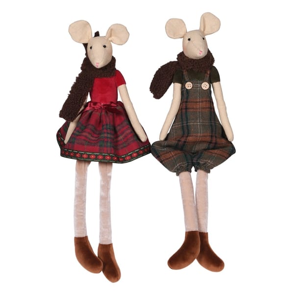 Henry and Harriet Mice Decorations - Angela Reed -