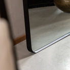 Holworth Large Leaner Mirror, Black