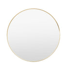Holworth Large Round Mirror, Gold