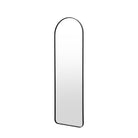 Holworth Narrow Arched Mirror, Black
