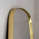 Holworth Shaped Mirror, Gold