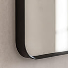 Holworth Small Arched Mirror, Black