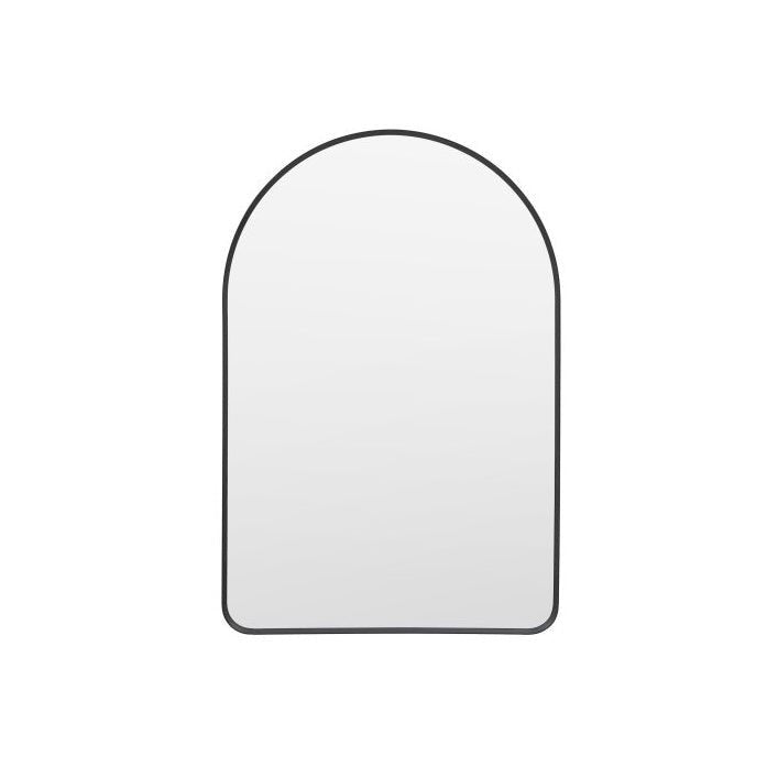 Holworth Small Arched Mirror, Black