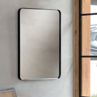 Holworth Small Rectangle Mirror, Black