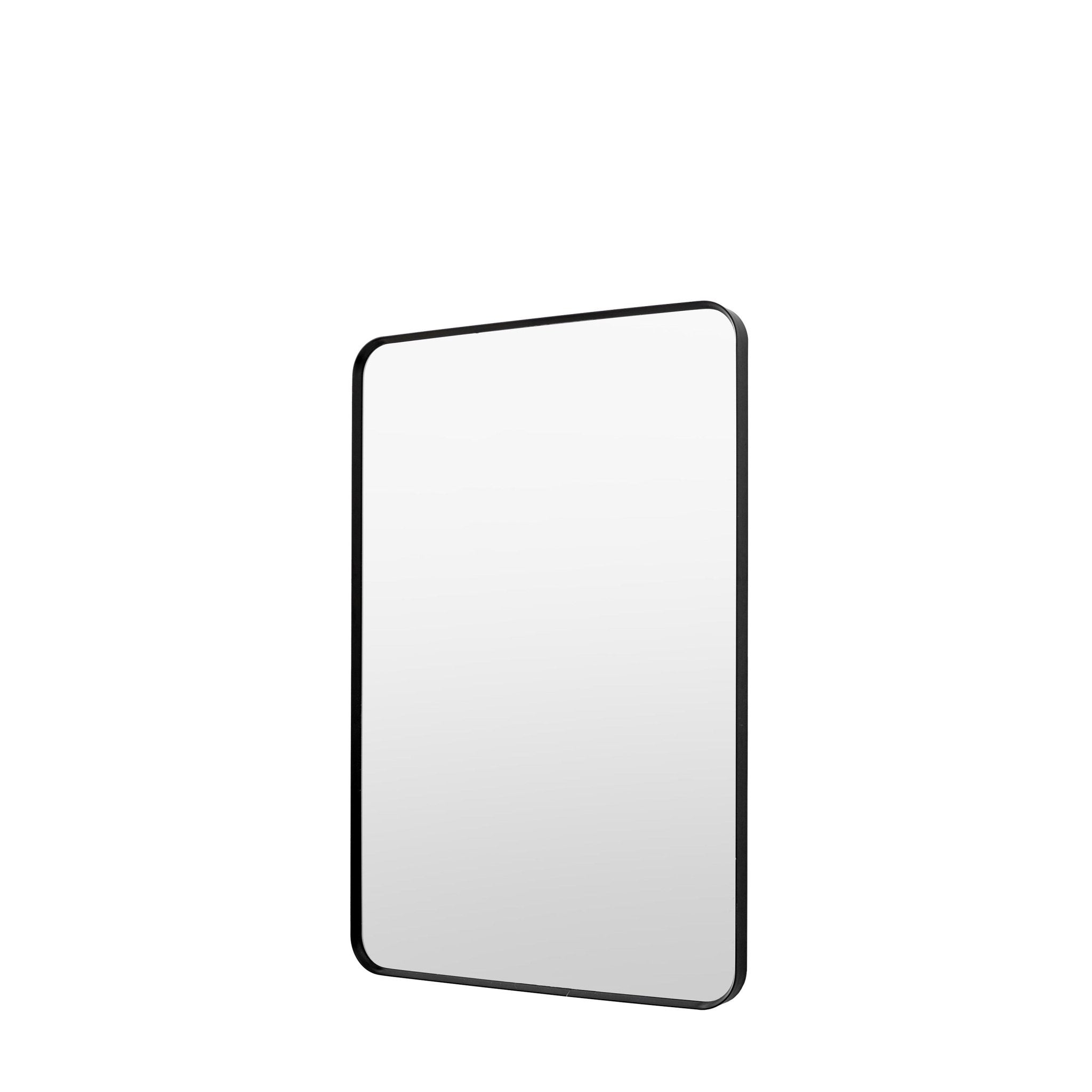 Holworth Small Rectangle Mirror, Black