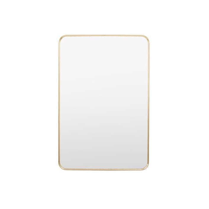Holworth Small Rectangle Mirror, Gold