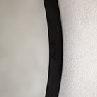 Holworth Small Round Mirror, Black