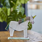 Hope The Unicorn Glass Ornament - Angela Reed - 