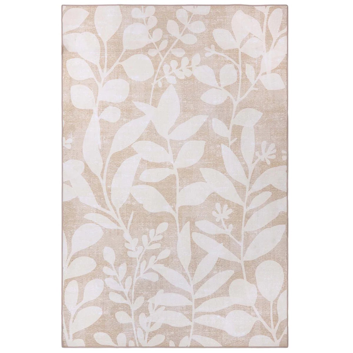Hug Rug Eco - Washable Eden Leaves Natural Rug - Angela Reed - 