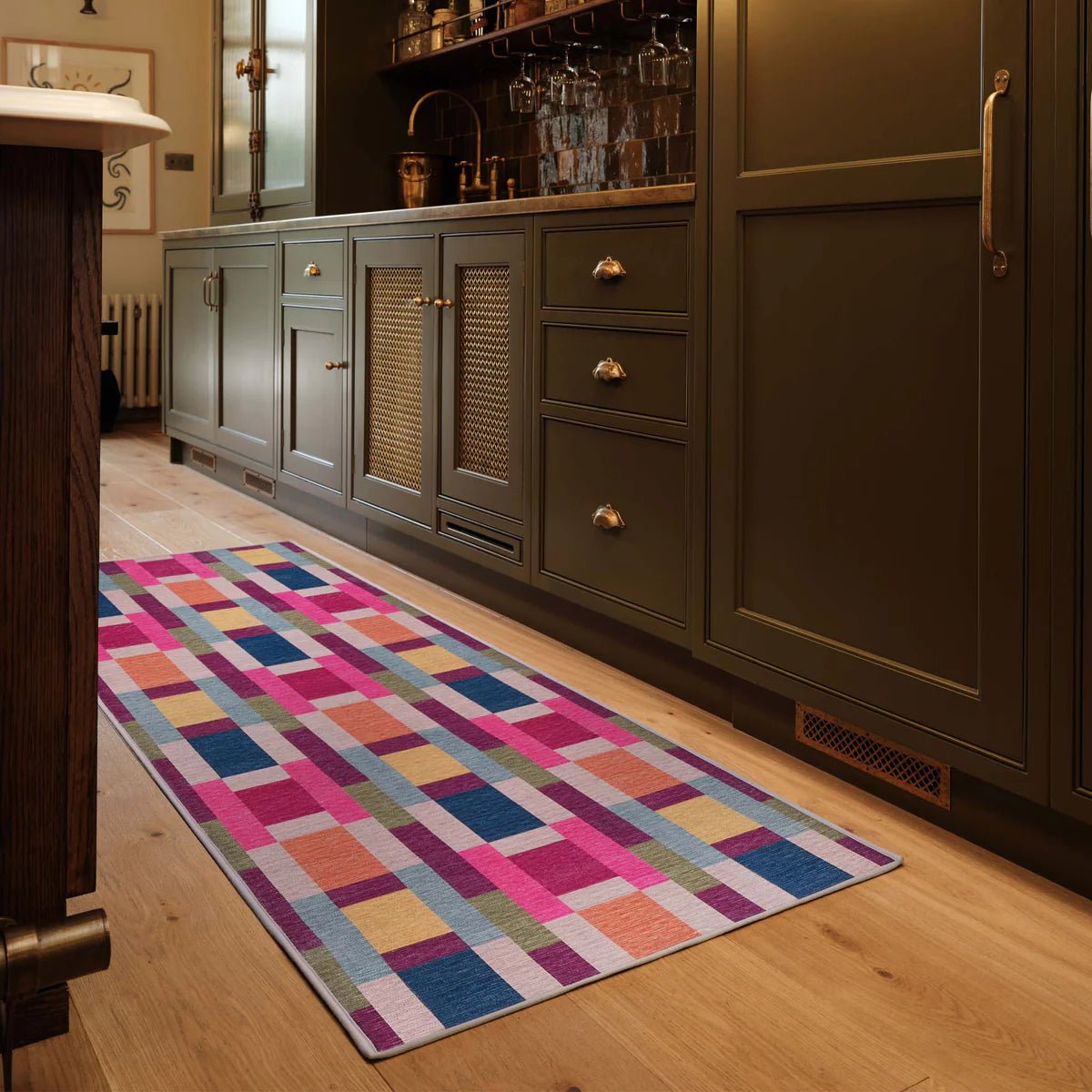 Hug Rug Eco - Washable Jude Geo Weave Bright Rug - Angela Reed - 