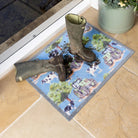 Hug Rug, Farmyard Tractors and Cows Door Mat