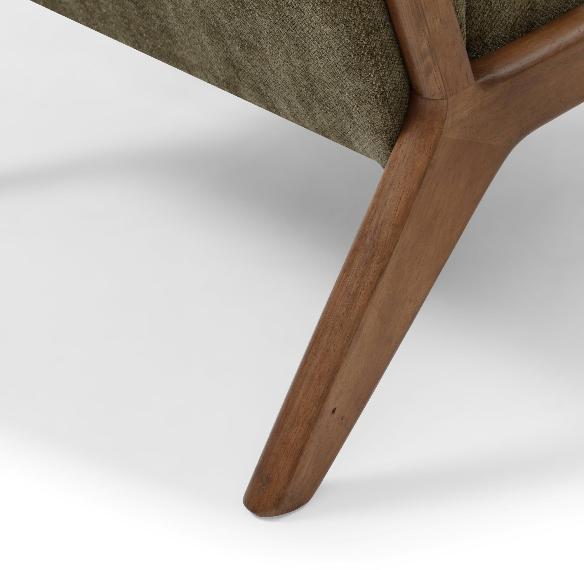 Inca Armchair Faux Brown Leather,Olive Fabric,Wine Fabric