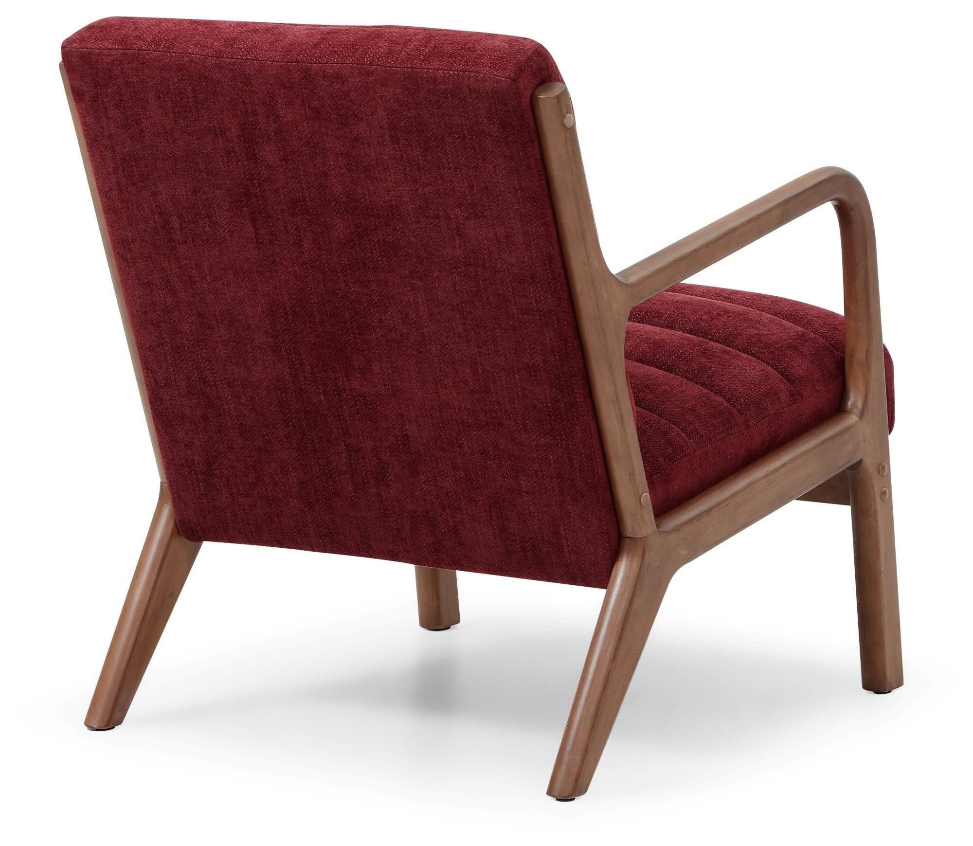 Inca Armchair Faux Brown Leather,Olive Fabric,Wine Fabric