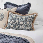 Inverewe Rectangular Cushion, Slate Blue - Angela Reed - 