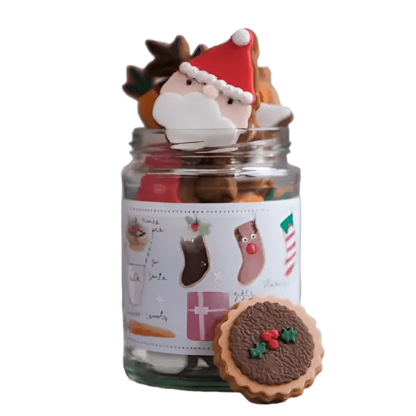 Jar of Christmas Eve Biscuits - Angela Reed - Food and Drink