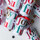 Joyful Christmas Crackers, Pack of 12