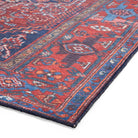 Kashmar Washable Rug, Dark Red 60 x 230cm runner,127 x 170cm,152 x 230cm,190 x 290cm