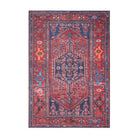 Kashmar Washable Rug, Dark Red 60 x 230cm runner,127 x 170cm,152 x 230cm,190 x 290cm
