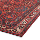 Kashmar Washable Rug, Rich Red 60 x 230cm runner,127 x 170cm,152 x 230cm,190 x 290cm