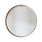 Keaton Large Round Mirror, Oak