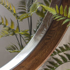 Keaton Large Round Mirror, Walnut