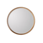 Keaton Small Round Mirror, Oak