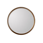 Keaton Small Round Mirror, Walnut