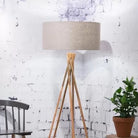 Kilimanjaro Floor Lamp with Linen shade