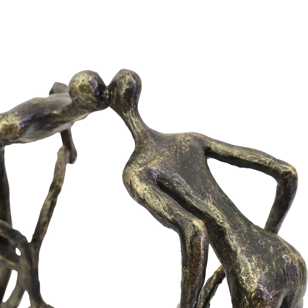 Kissing Cyclist Sculpture