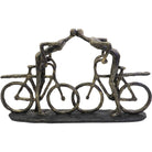 Kissing Cyclist Sculpture