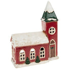 Large Christmas Church Tea-light Holder