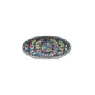 Large Hand Made Oval Dish, Rainbow
