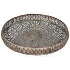 Large Round Filigree Tray