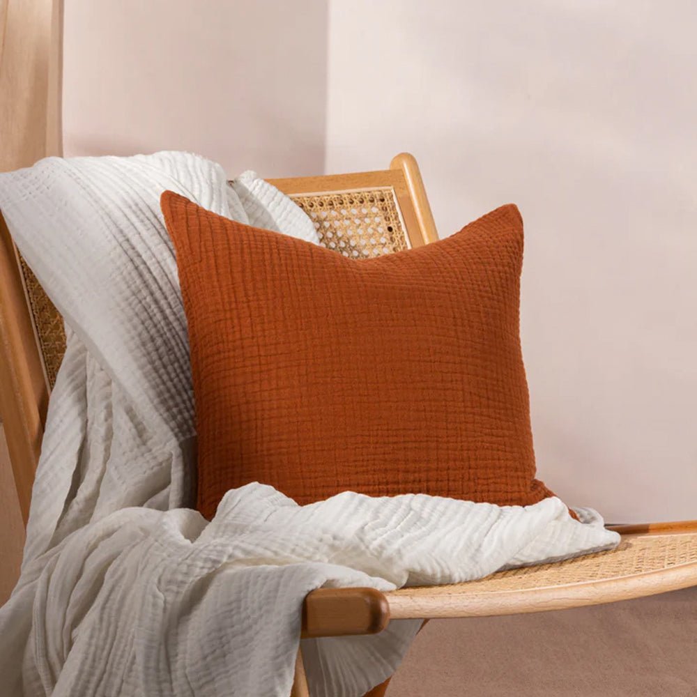 Lark Square Cushion, Pecan