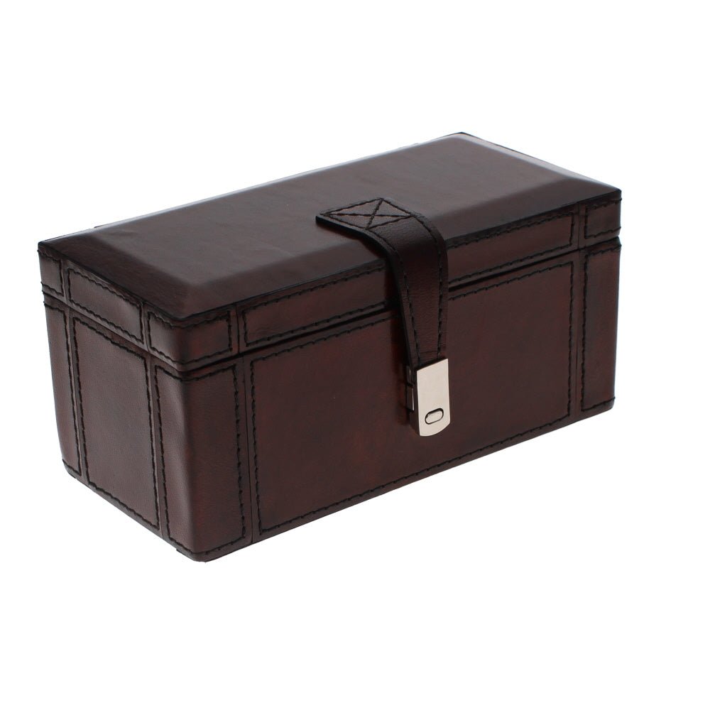 Leather Double Watch Box